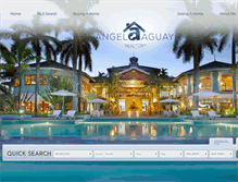 Tablet Screenshot of angelaguayo.com
